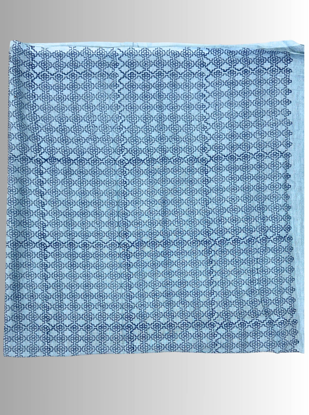 handloom cotton linen hand block print saree with blouse