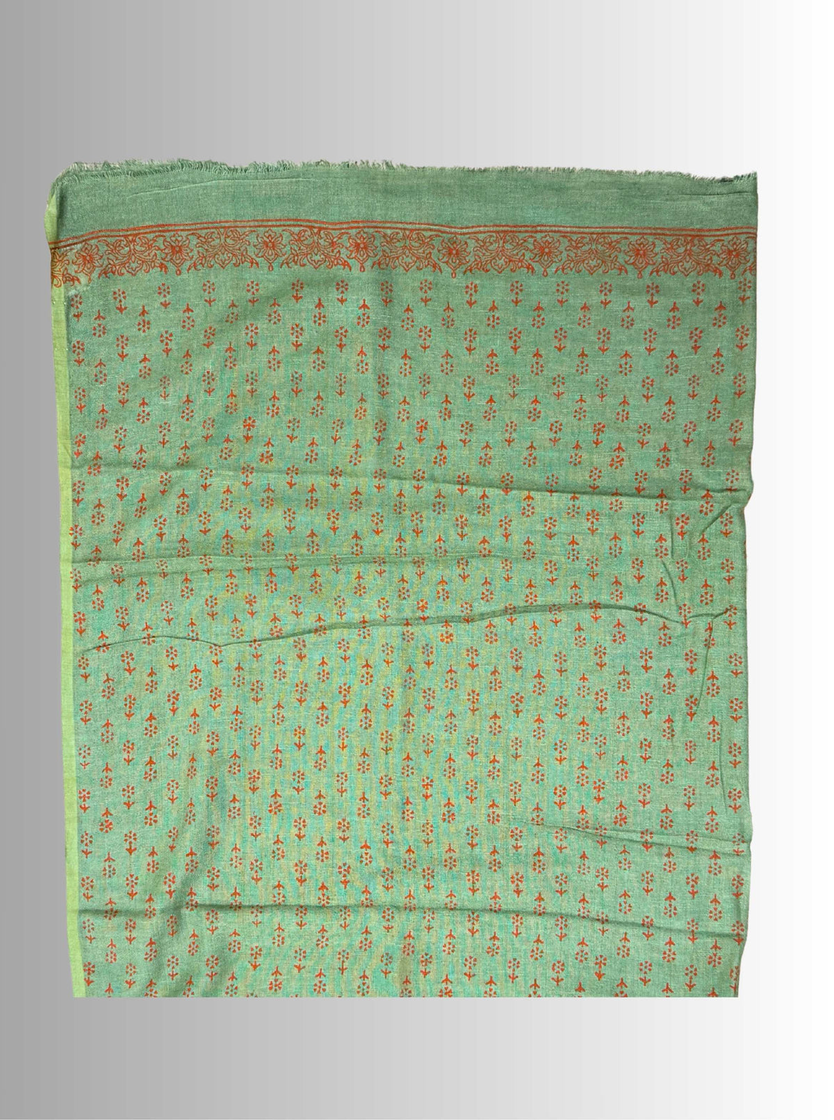 handloom cotton linen lilac hand block print saree with blouse