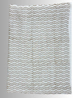 handloom cotton linen white motif block print saree with attached blouse