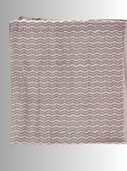 handloom cotton linen white motif block print saree with attached blouse