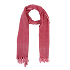 Merino Wool Handloom Stole with Diamond Weave