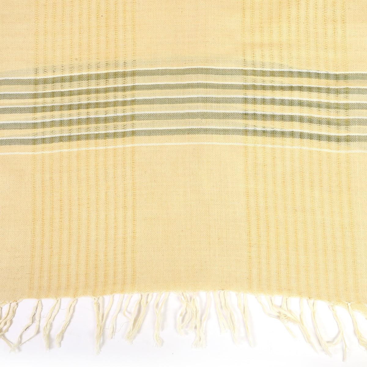 Organic Cotton Handloom Haldi Yellow Stole