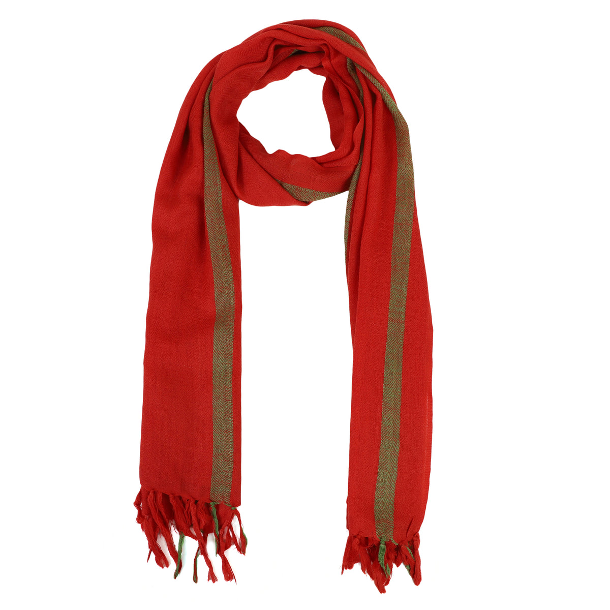 Merino Wool Handloom Diamond Weave Stole