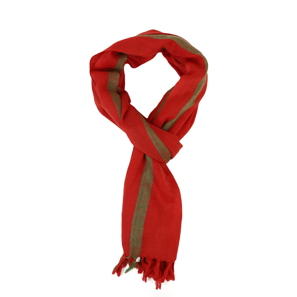 Merino Wool Handloom Diamond Weave Stole