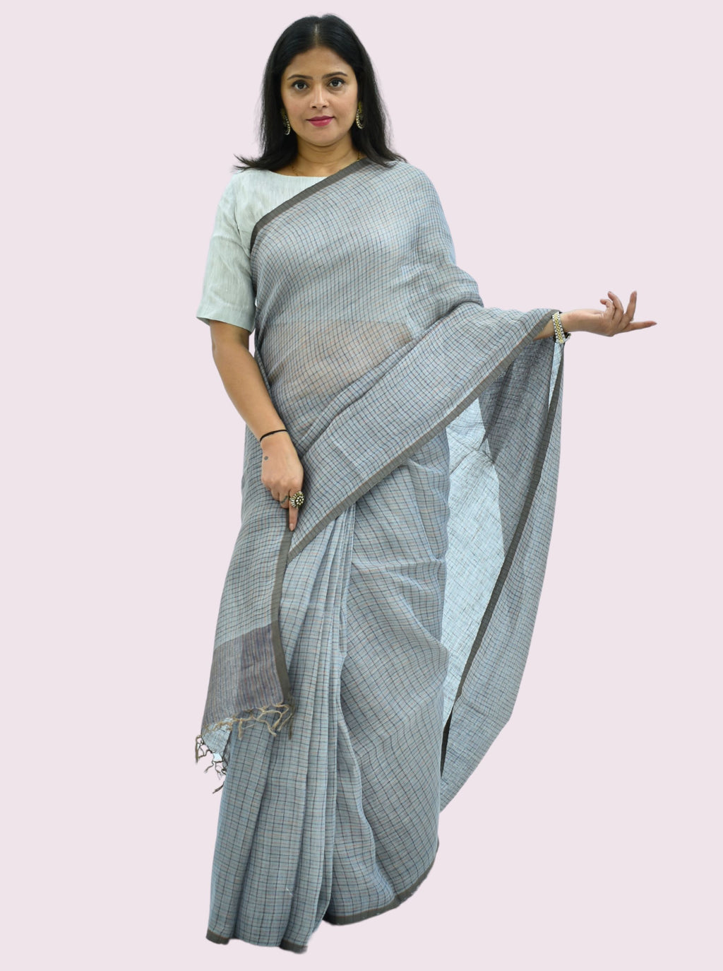 Pure Handloom Linen Saree Collection