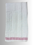 handloom cotton jaal hand block print saree with blouse