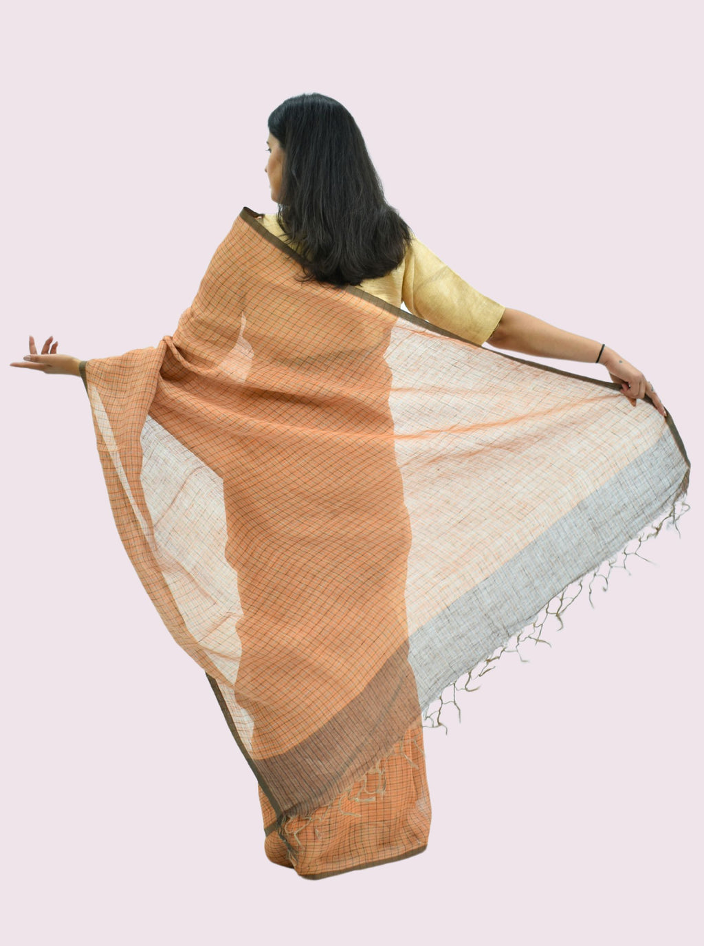 Pure Handloom Linen Saree Collection