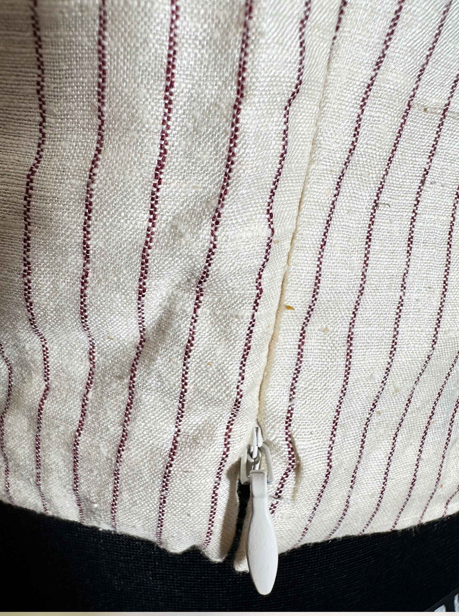 Pure Handloom Kosa Silk off white Boat Neck Blouse