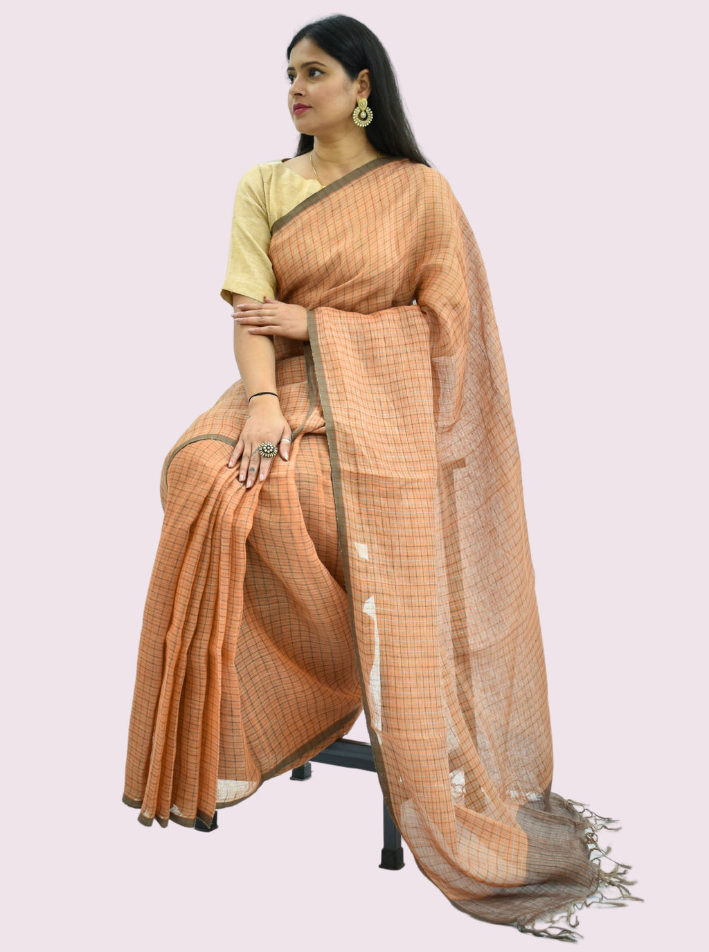 Pure Handloom Linen Saree Collection