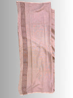 handloom cotton jaal hand block print saree with blouse