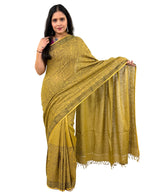 handloom cotton jaal hand block print saree with blouse