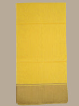 Chanderi Silk Handloom Off White Saree