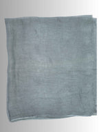Pure Handloom White & Grey Shibori Linen Saree