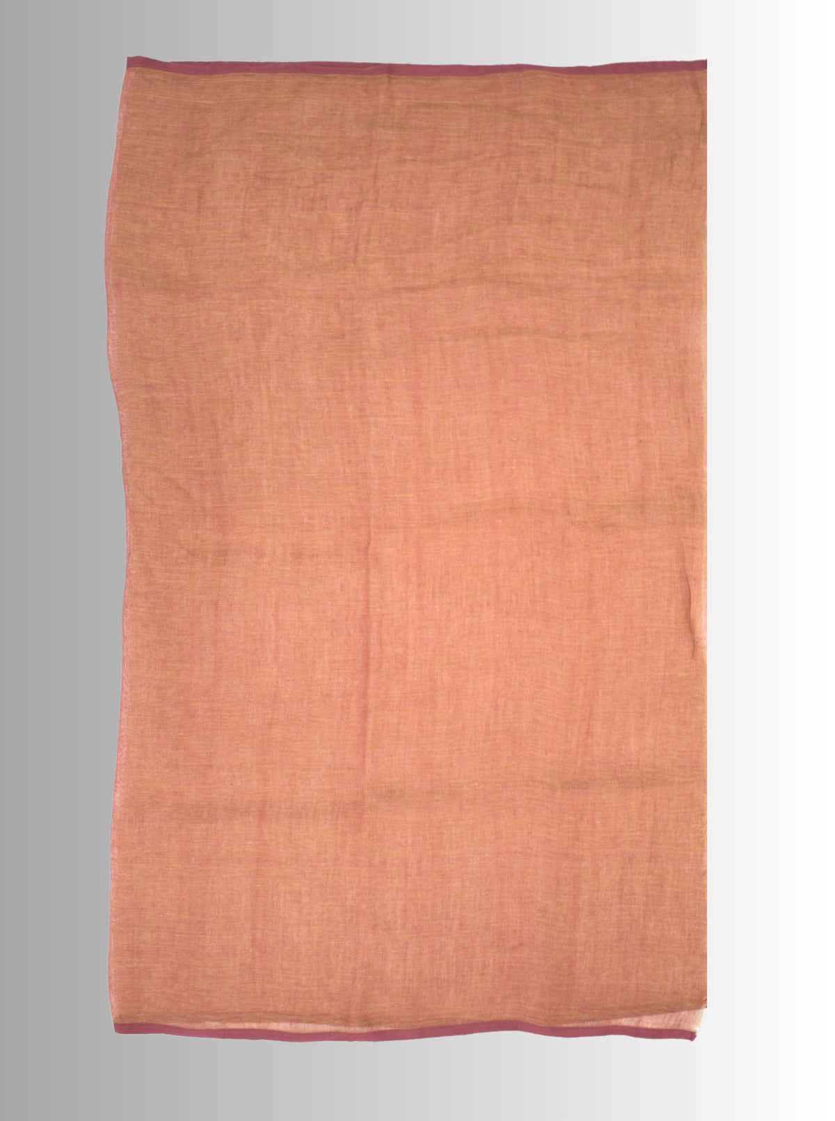 Pure Handloom Brown Linen Saree