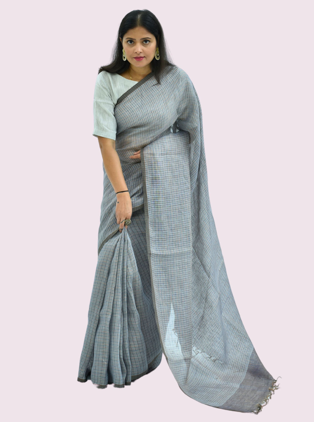 Pure Handloom Linen Saree Collection