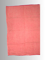 Pure Handloom Red & Orange Linen Saree