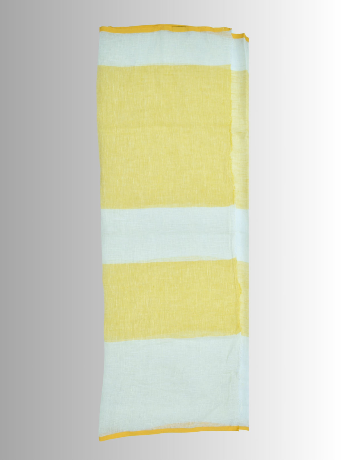 Pure Handloom Linen Multicolor Saree