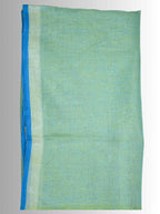 Pure Handloom Brown Linen Saree