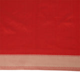 Jamdani Banarasi Peach Chanderi Silk Saree with Thread Work Jaal