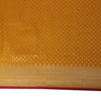 Katan Silk Banarasi Mustard Saree with Golden Zari Work