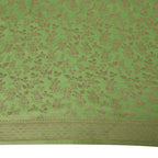Katan Silk Banarasi Cream Saree with Meenakari Jungla Work.