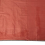 Cotton Silk Banarasi Peach Saree with Copper Zari Butti Work