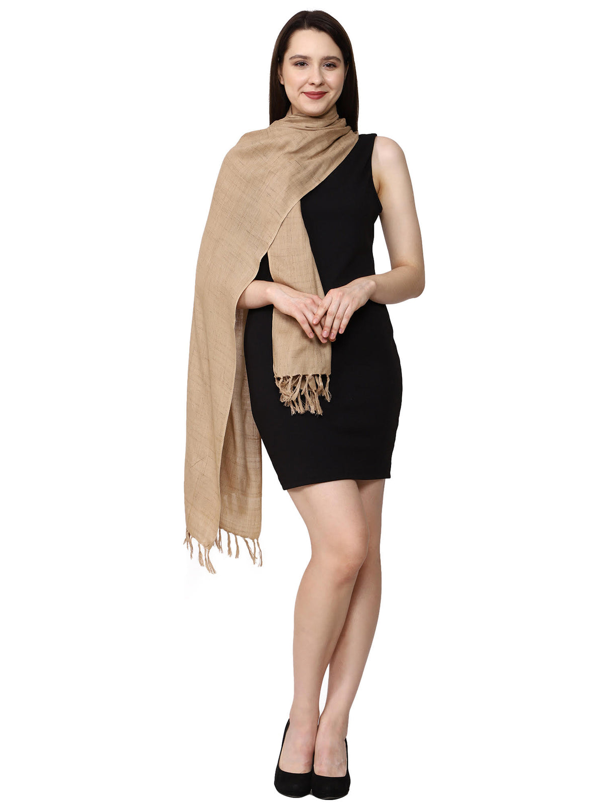 Cotton & Irri Silk Handloom Stole