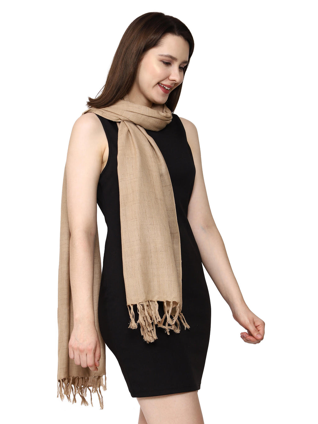 Cotton & Irri Silk Handloom Stole