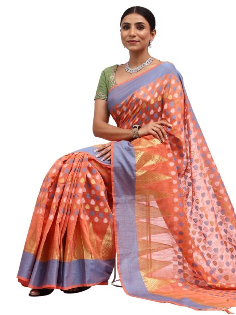 Cotton Silk Banarasi