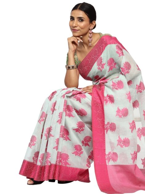 Linen Silk Banarasi