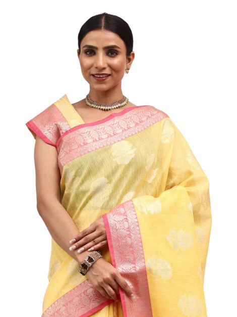 Linen Silk Banarasi